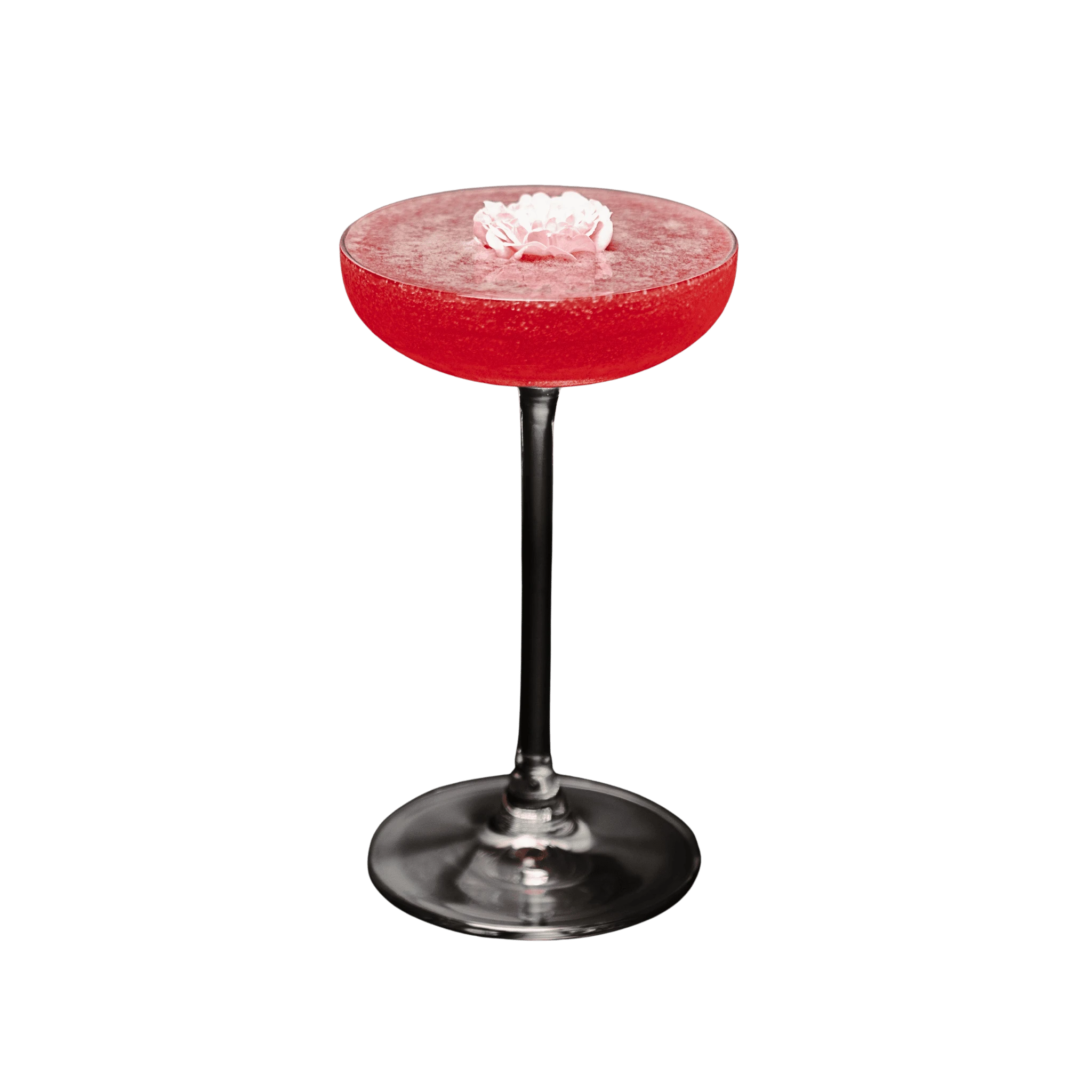 Koktejl Lana's Kiss — vodka, cranberry, rose, citron